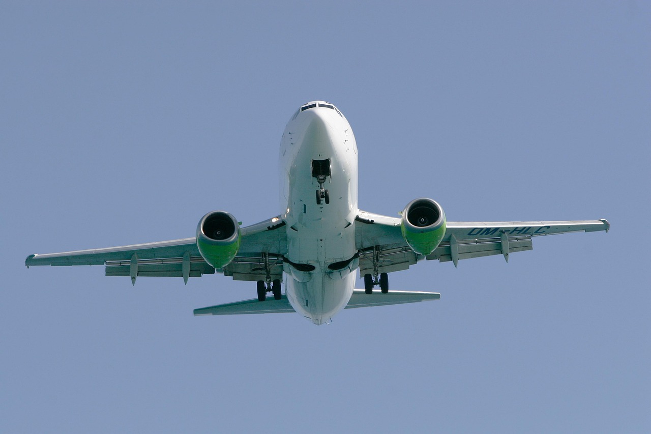 Jet aircraft on the runway preparing for a charter flight – JERTRANS